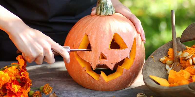 Halloween på Høkeren