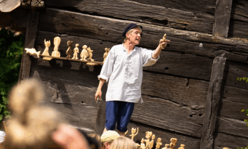 Emil fra Lønneberg på frilandsmuseet